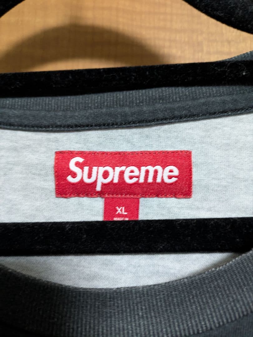Supreme Halftone S/S Top \"Black\"　XL