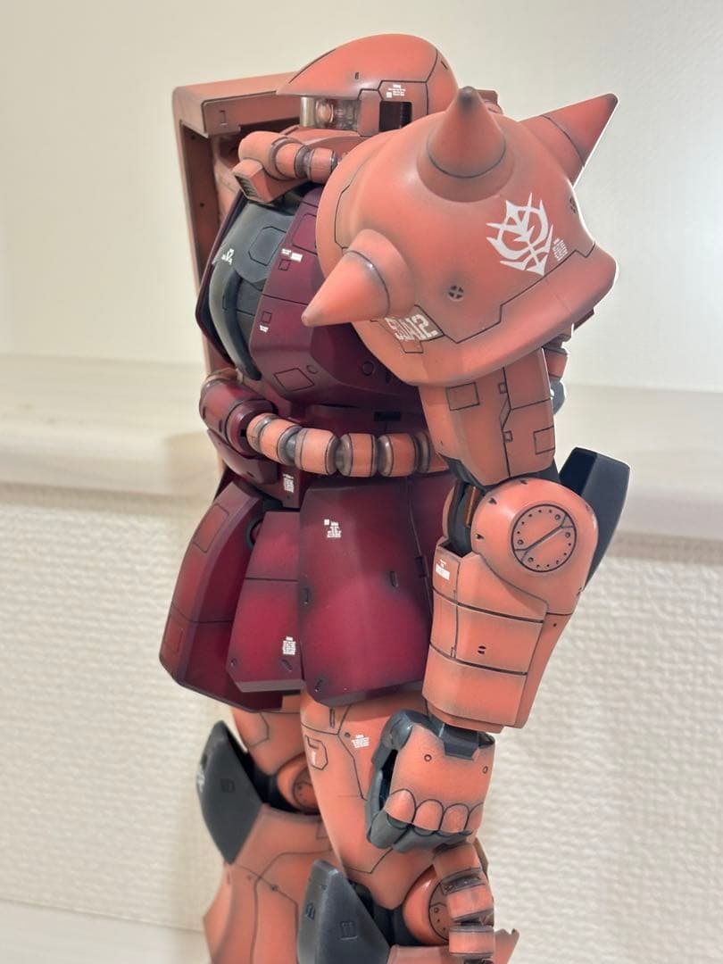 ①ジャンクプラモデル ガンプラ・メガサイズ RX-78ガンダム シャア専用ザク