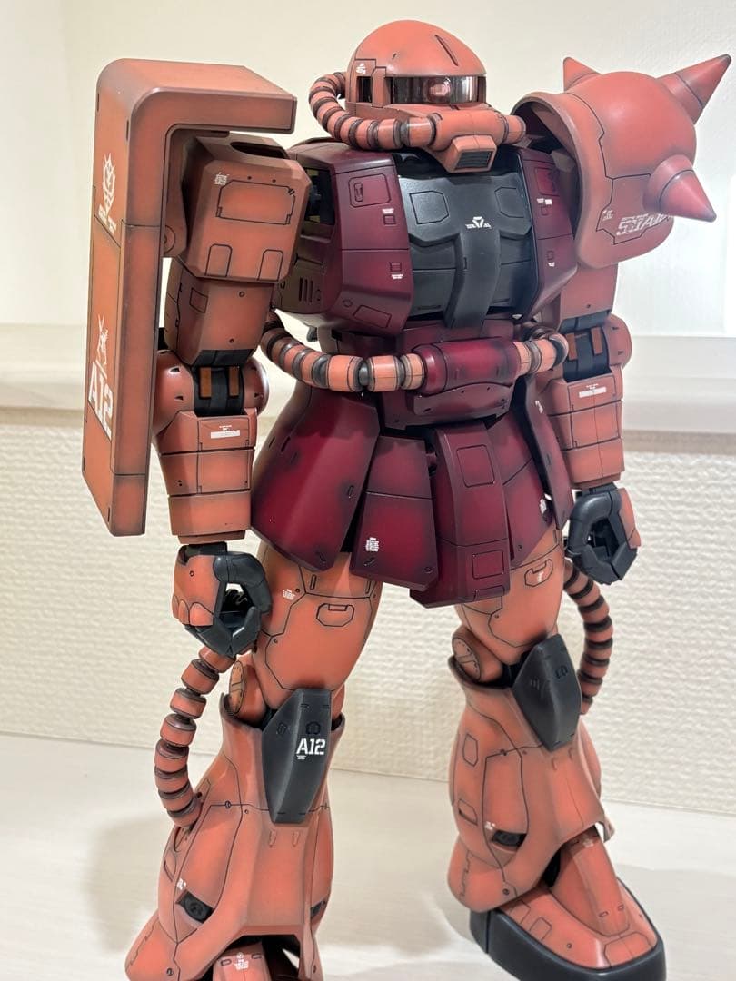 ①ジャンクプラモデル ガンプラ・メガサイズ RX-78ガンダム シャア専用ザク