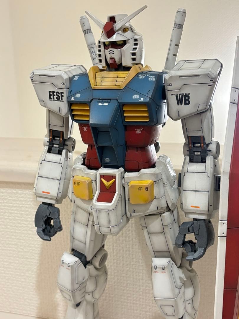 ①ジャンクプラモデル ガンプラ・メガサイズ RX-78ガンダム シャア専用ザク