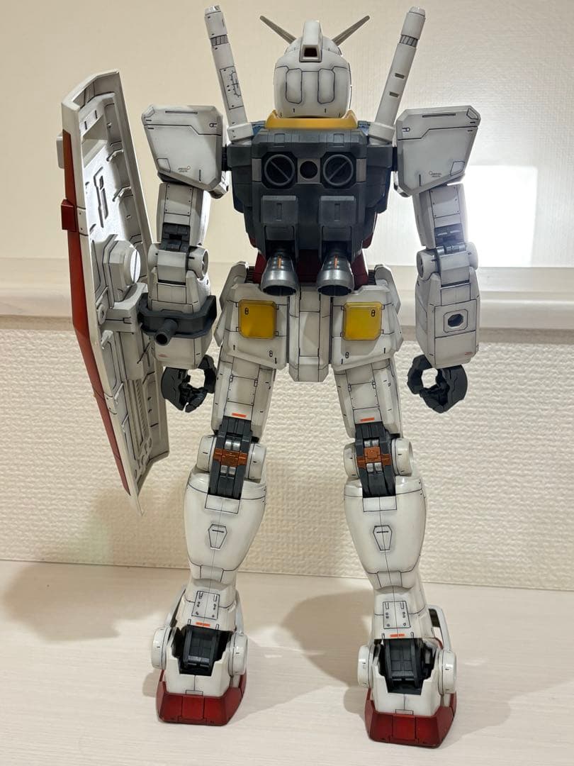 ①ジャンクプラモデル ガンプラ・メガサイズ RX-78ガンダム シャア専用ザク