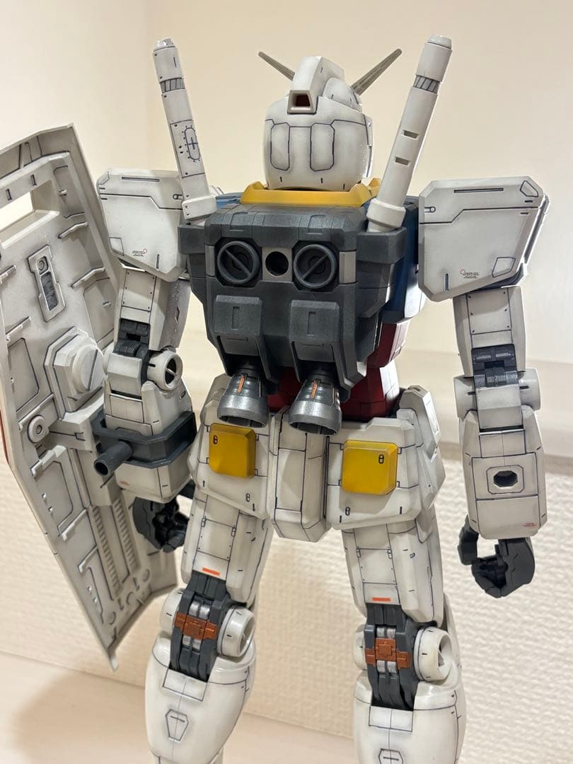 ①ジャンクプラモデル ガンプラ・メガサイズ RX-78ガンダム シャア専用ザク