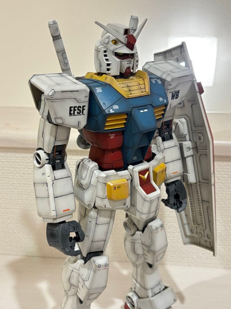 ①ジャンクプラモデル ガンプラ・メガサイズ RX-78ガンダム シャア専用ザク