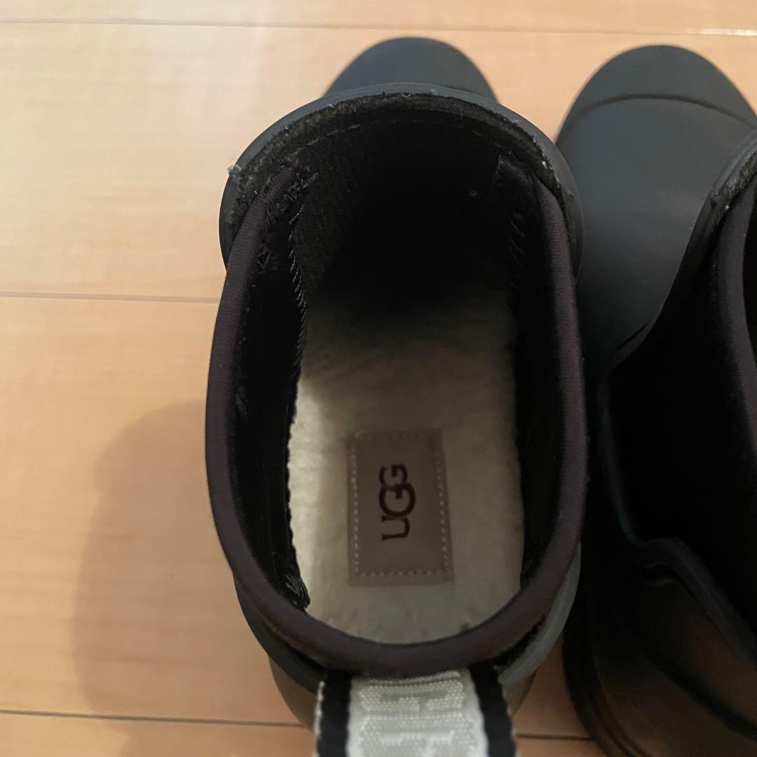 UGG ブラック レインシューズ