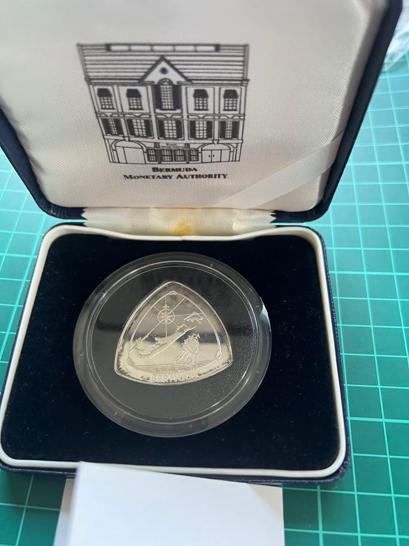 外国銀貨　バミューダ3D銀貨　1996年