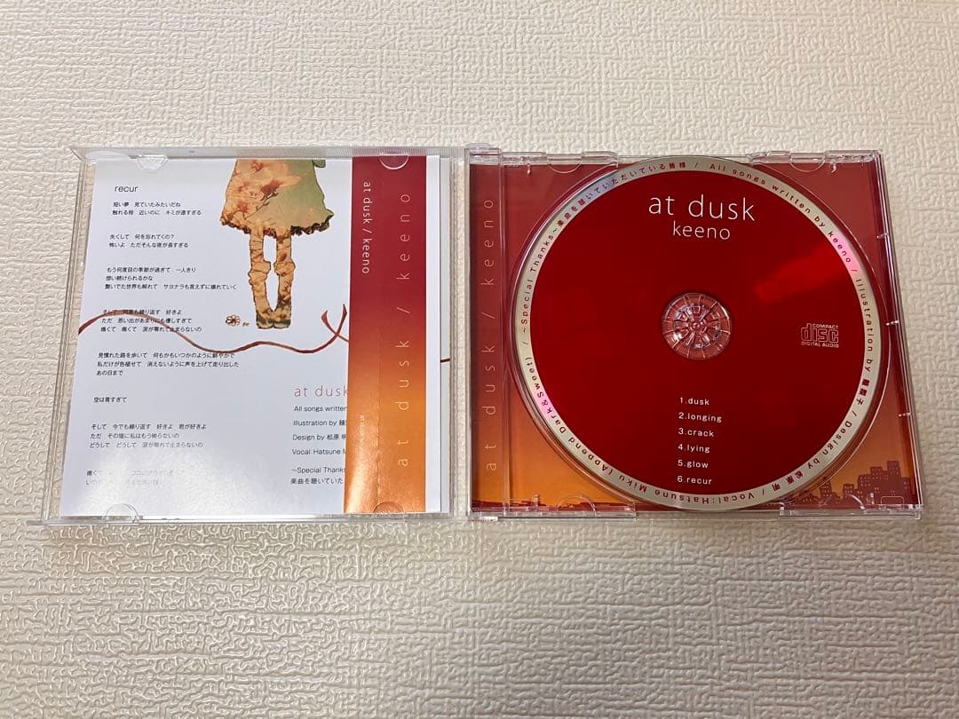 【帯付き】keeno ボカロ 同人CD 「 at dusk 」