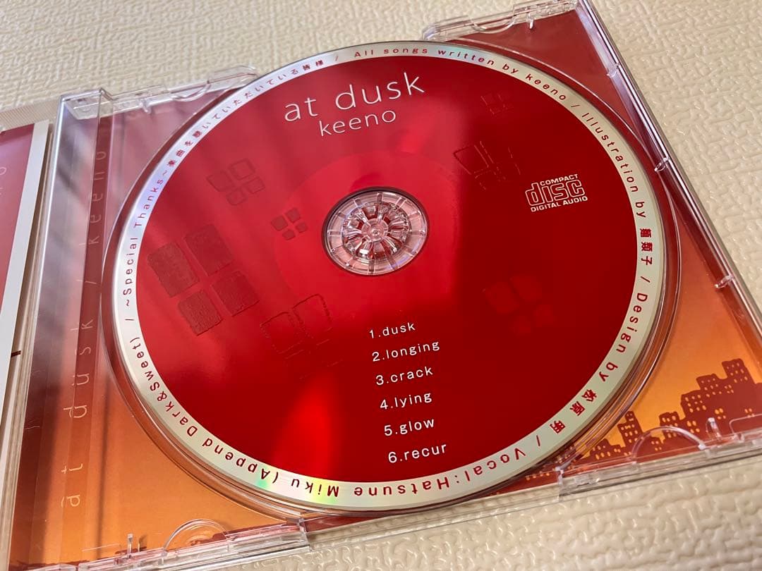 【帯付き】keeno ボカロ 同人CD 「 at dusk 」
