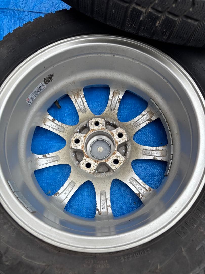 【直接引取限定】15インチアルミホイール 5穴 PCD114.3 6J 4本