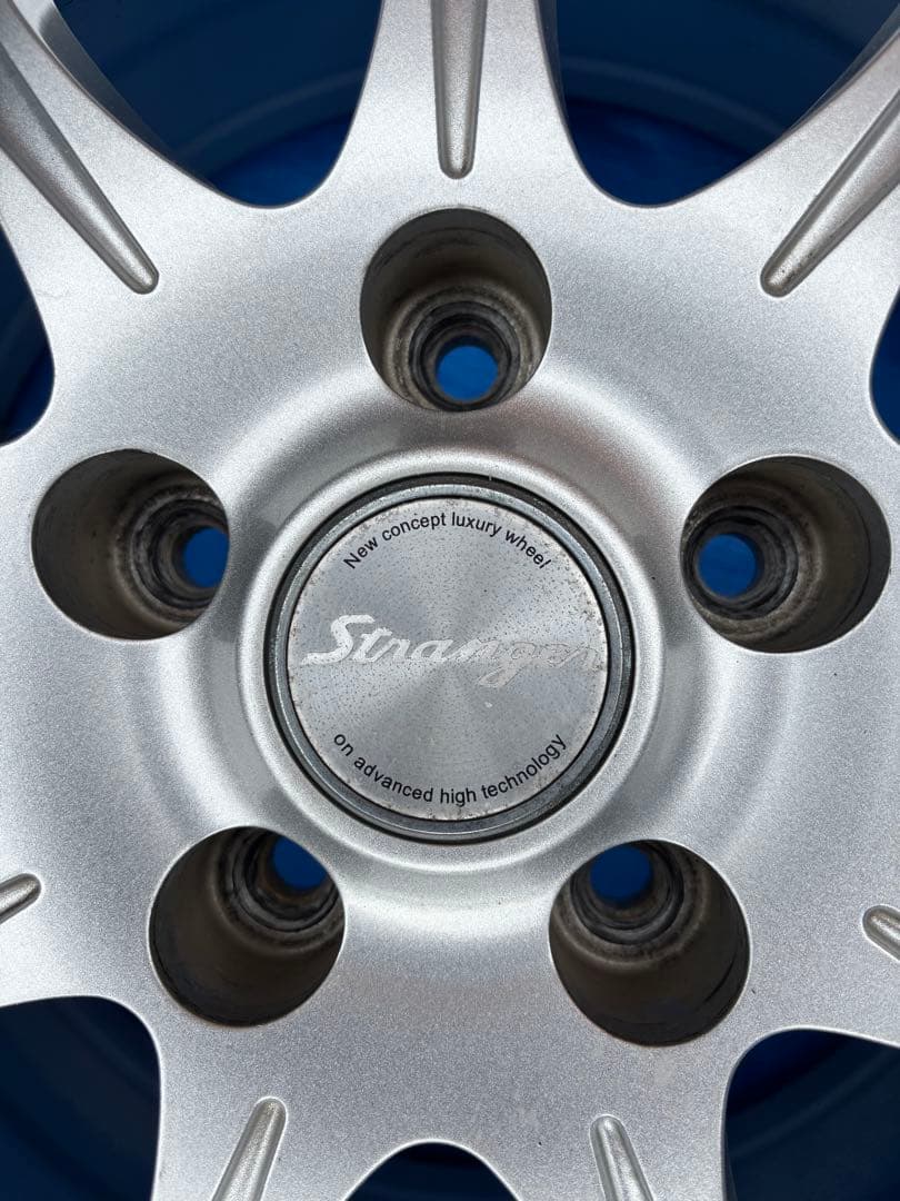 【直接引取限定】15インチアルミホイール 5穴 PCD114.3 6J 4本