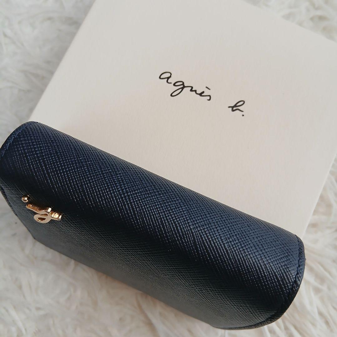 【美品】【agnes b.】 二つ折り財布 EW13B-09