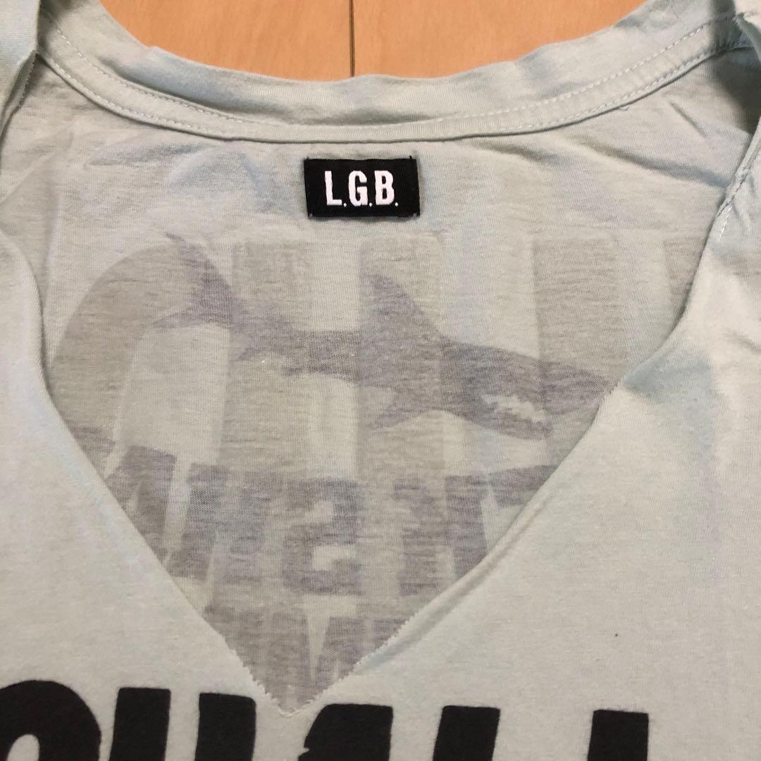 L.G.B. SQUALL VネックTシャツ 半袖
