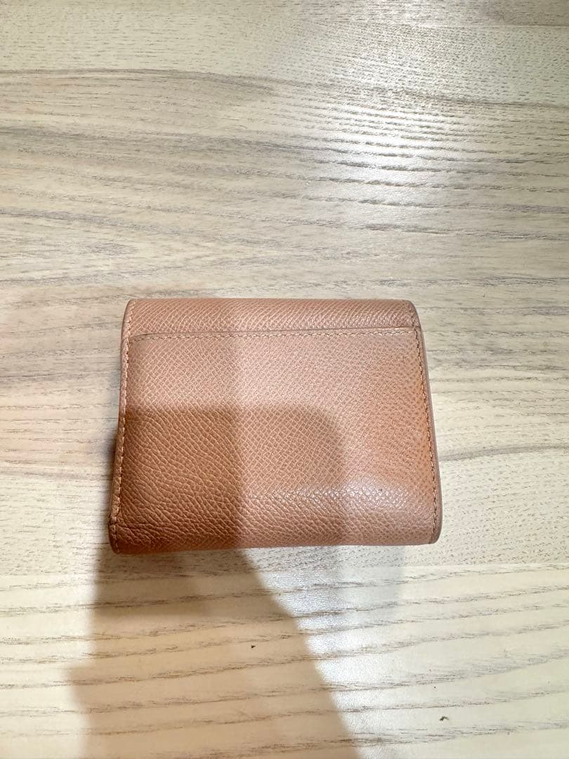 Christian Dior ベージュ 三つ折り財布