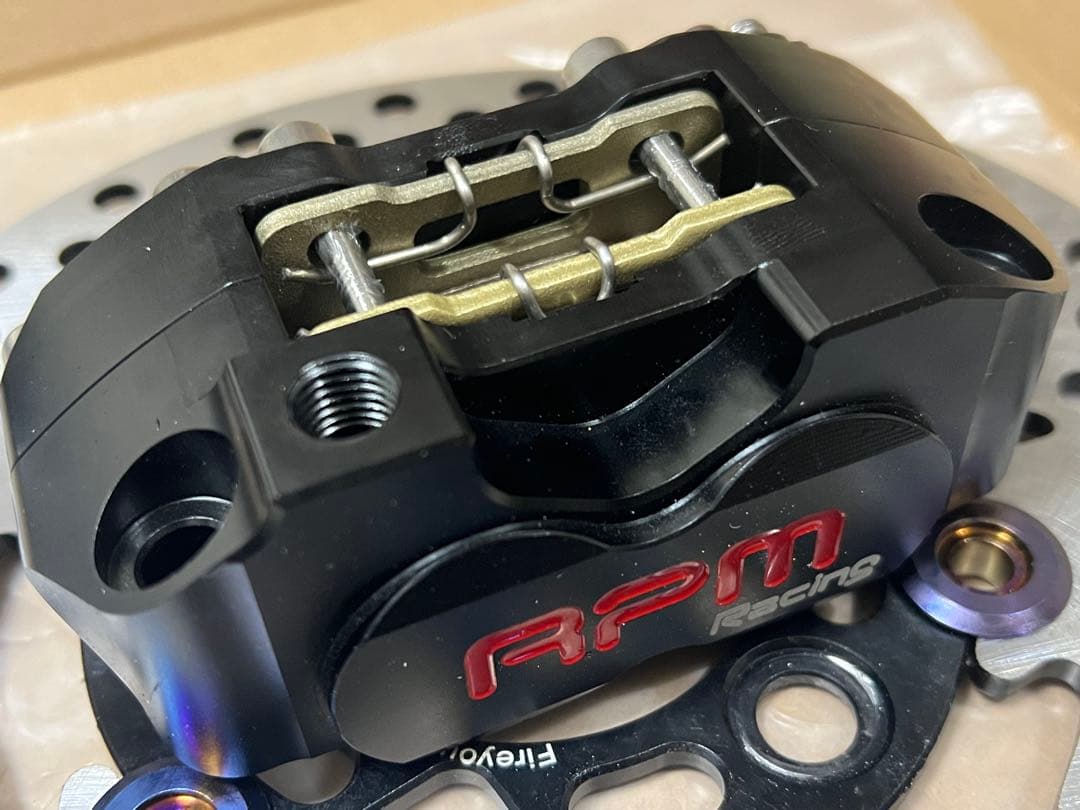 RPM Racingブレーキキャリパー＋訳有ローター⭐︎Dio AF28 AF35
