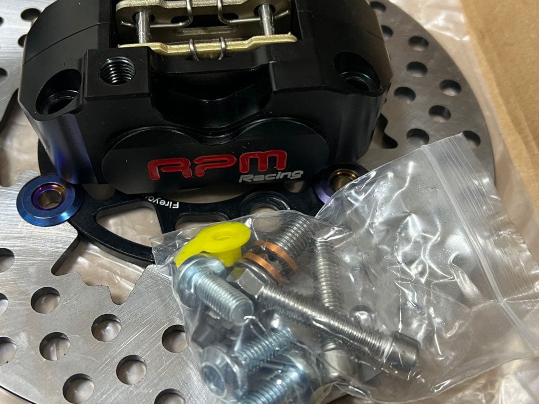 RPM Racingブレーキキャリパー＋訳有ローター⭐︎Dio AF28 AF35