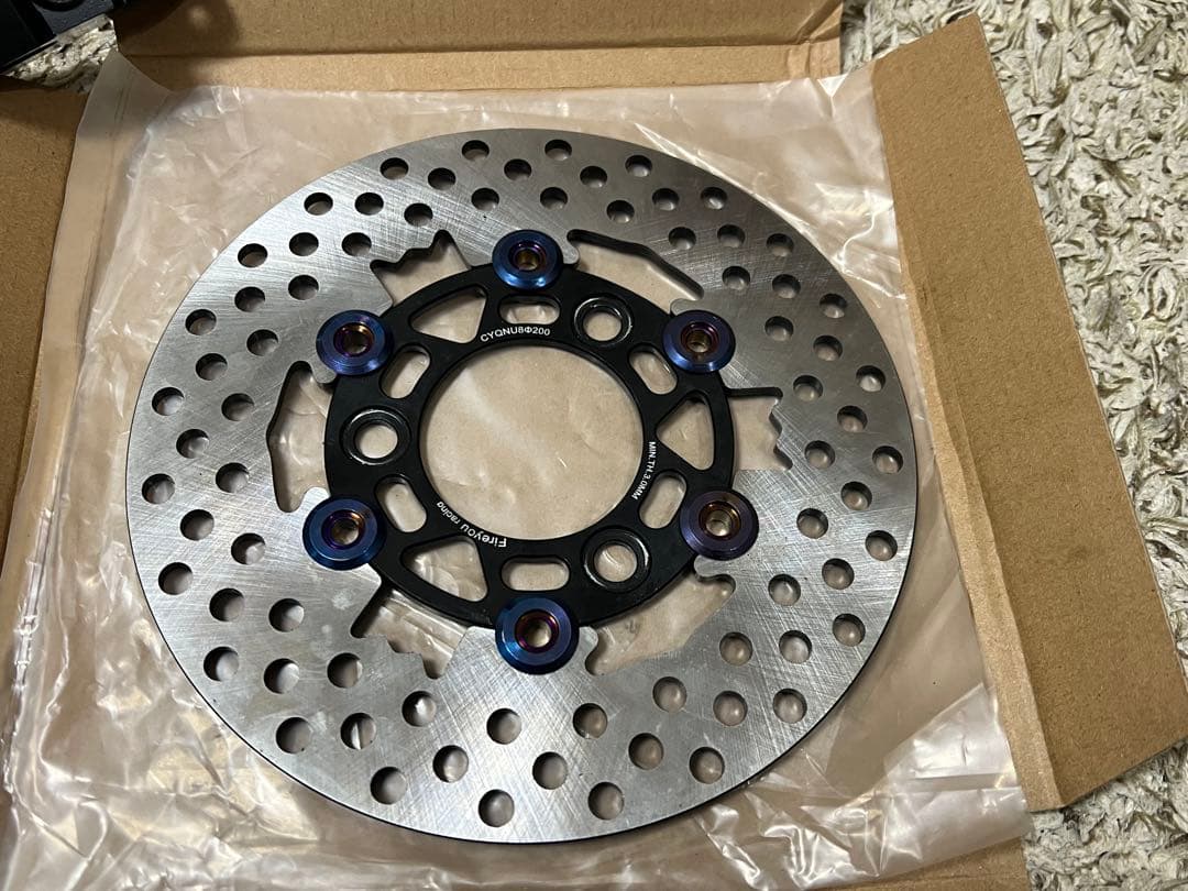 RPM Racingブレーキキャリパー＋訳有ローター⭐︎Dio AF28 AF35