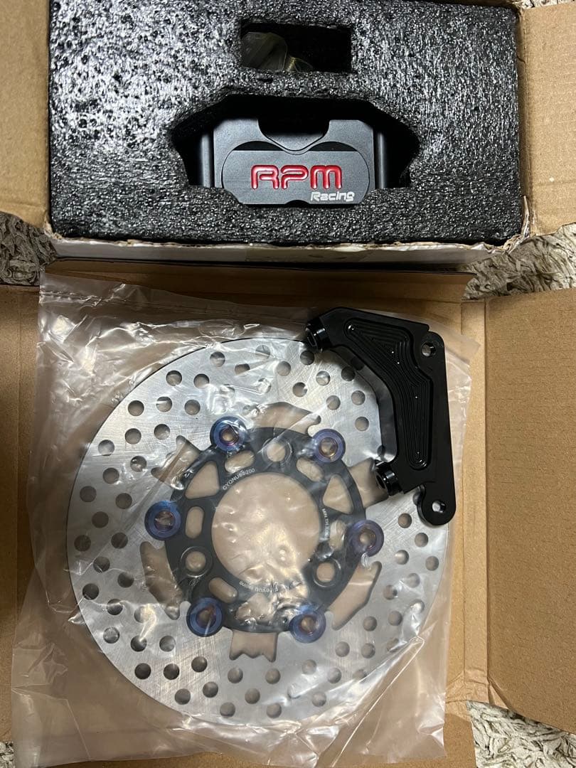 RPM Racingブレーキキャリパー＋訳有ローター⭐︎Dio AF28 AF35