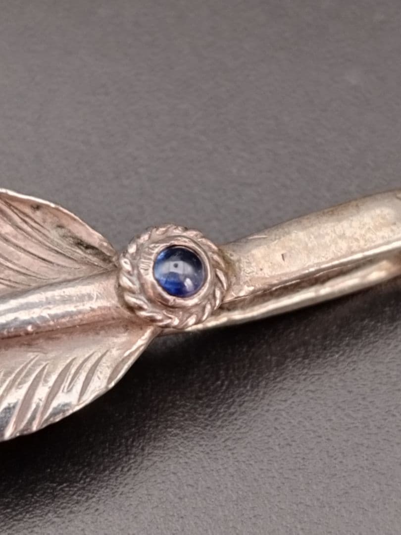 激レア 全長9cm アリゾナフリーダム ネックレストップ フェザー silver