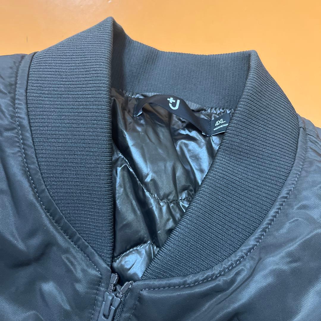 UNIQLO ジルサンダー　+J ハイブリッドダウン ma-1 カーキ　4xl