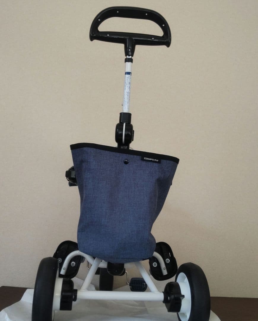 アイデス コンポフィット2 三輪車 省スペース サンシェード デニム 洗車済み