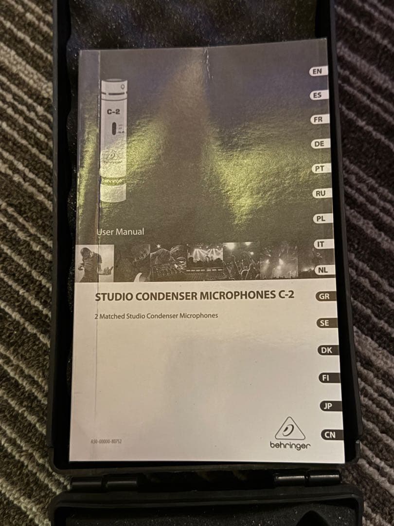 behringer C-2 コンデンサーマイク 2本セット