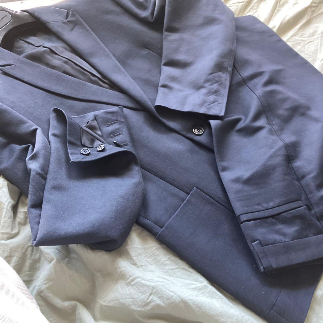 COSTUME NATIONAL コスチュームナショナル　ネイビースーツ　44