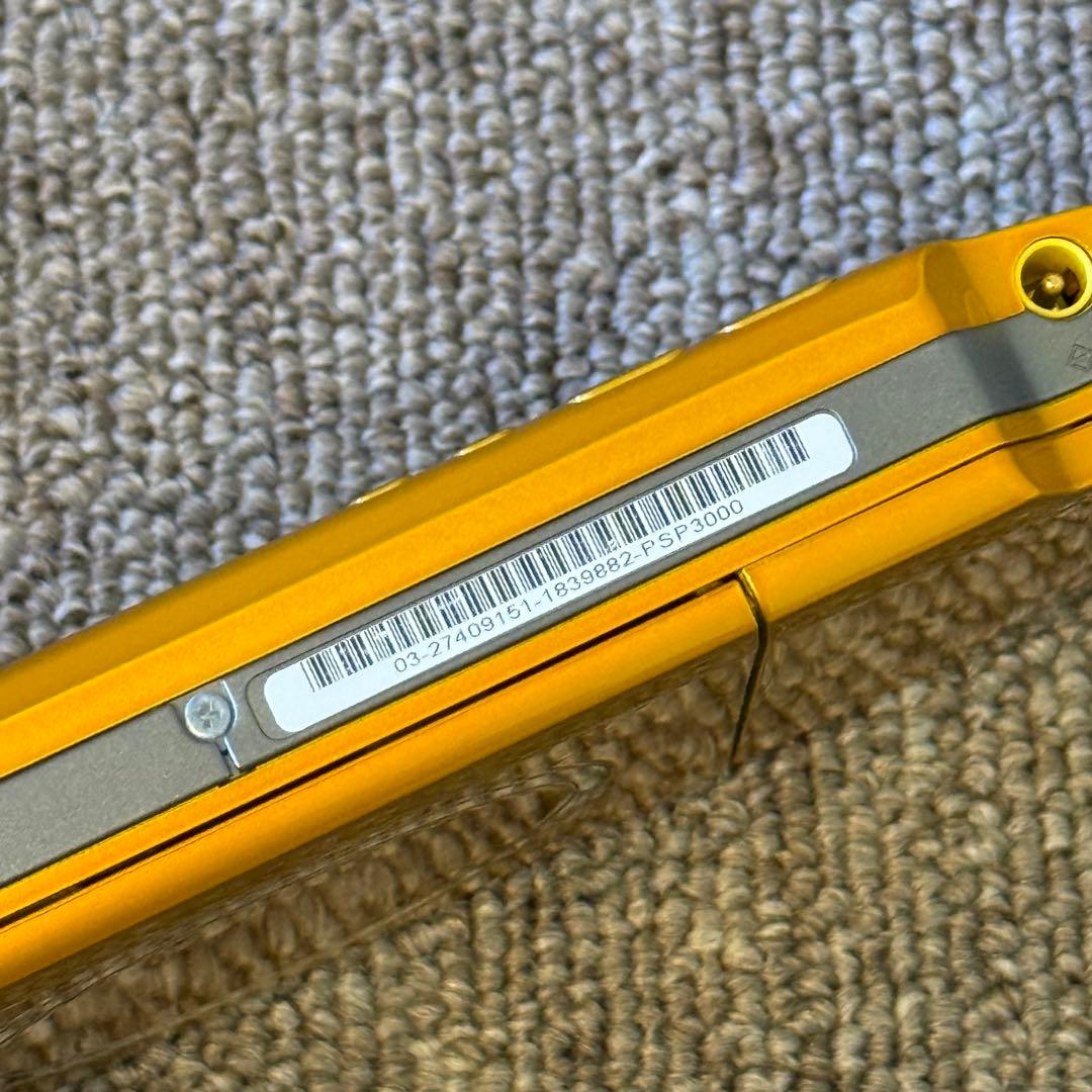 【美品】PSP-3000 本体 イエロー