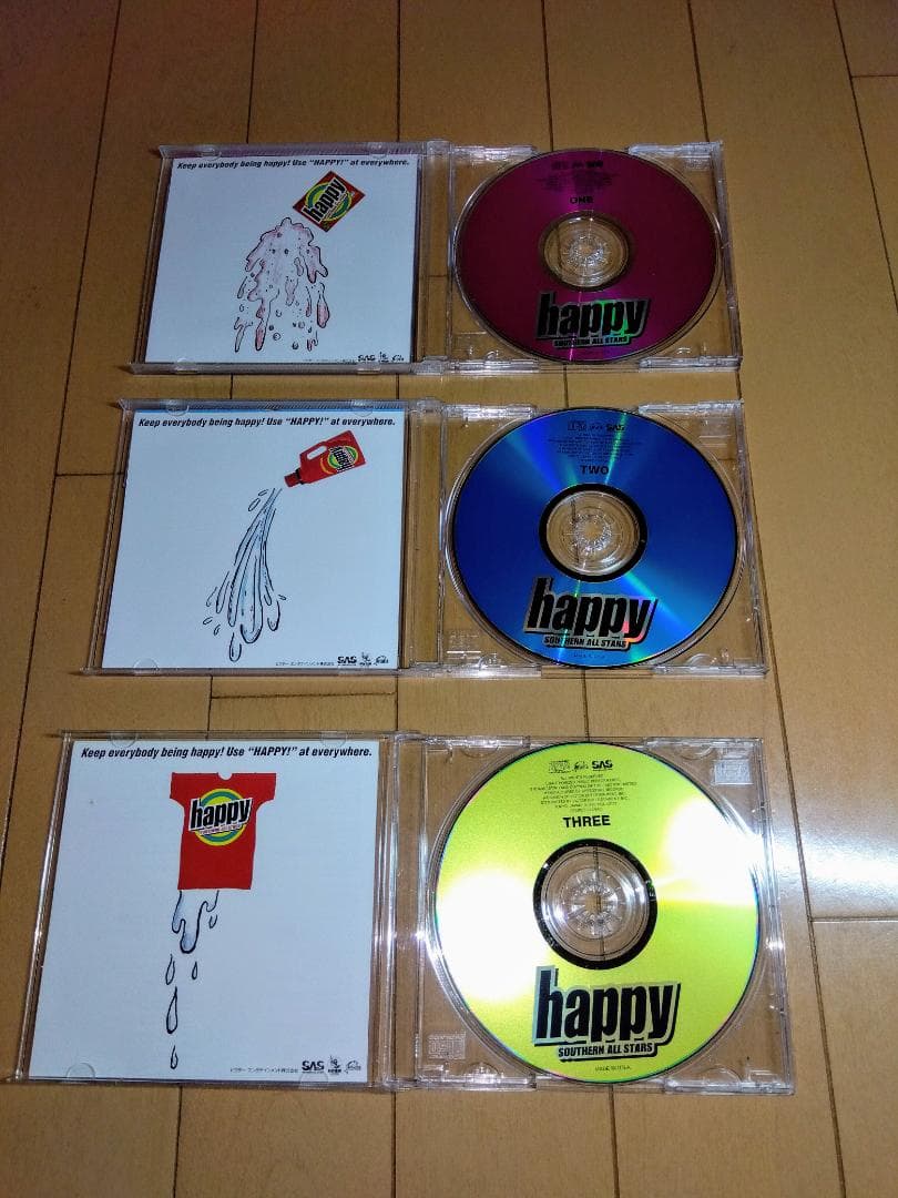 サザンオールスターズ/ベストアルバムハッピー　ハッピ付き　CD3枚