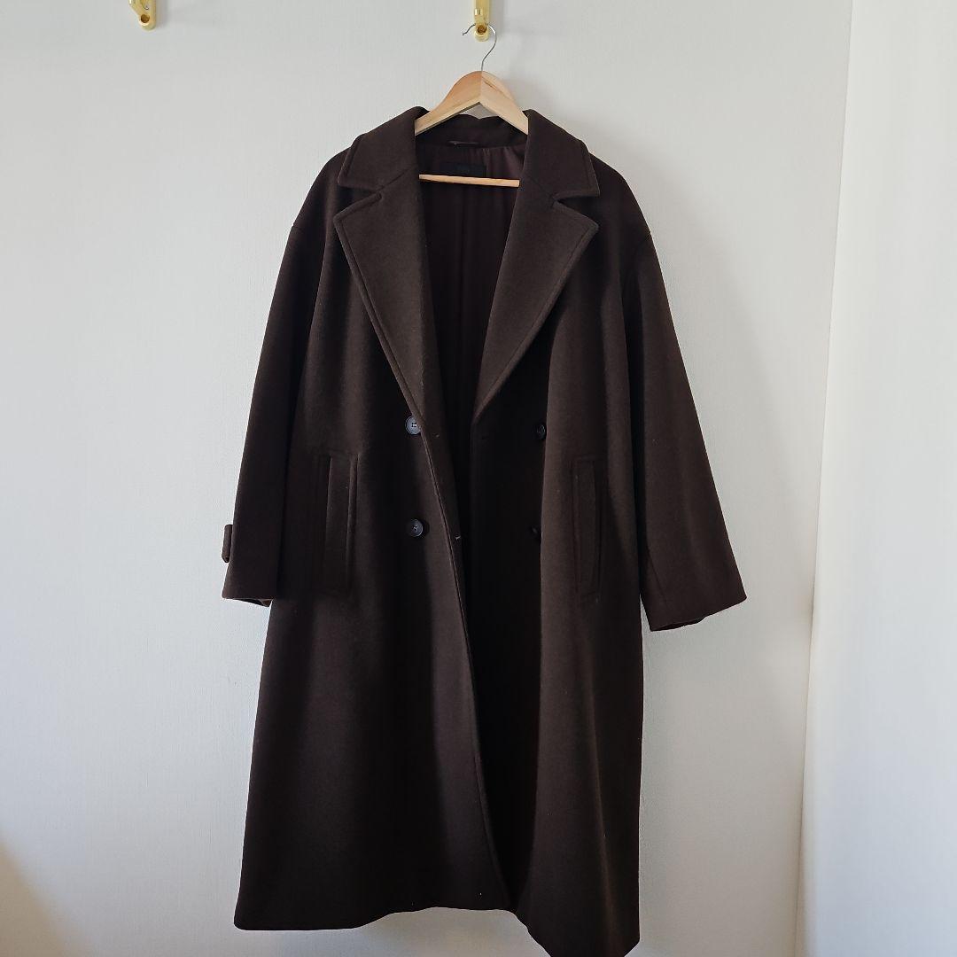 【新品同様】ZARA ソフトオーバーサイズコート Lサイズ