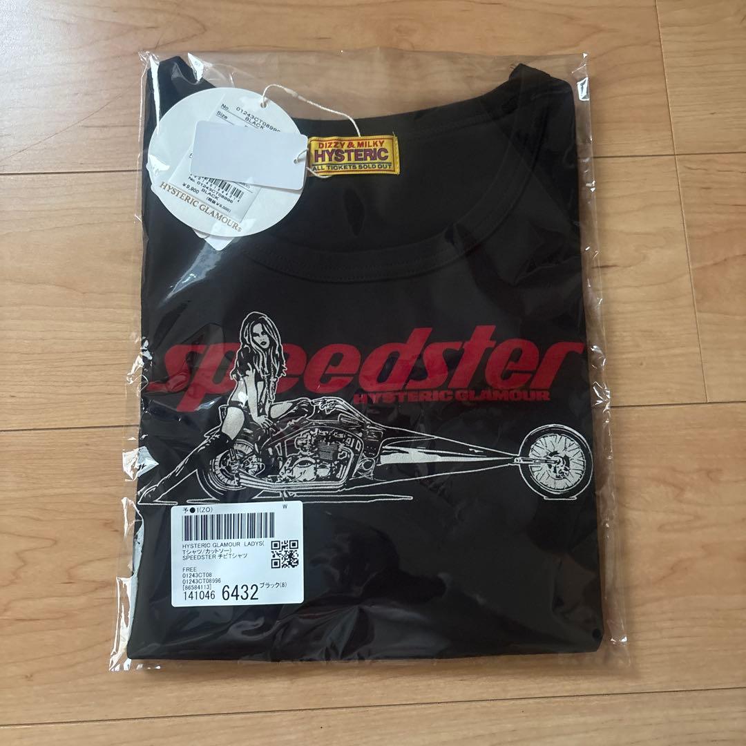 HYSTERIC GLAMOUR speedster Tシャツ ブラック