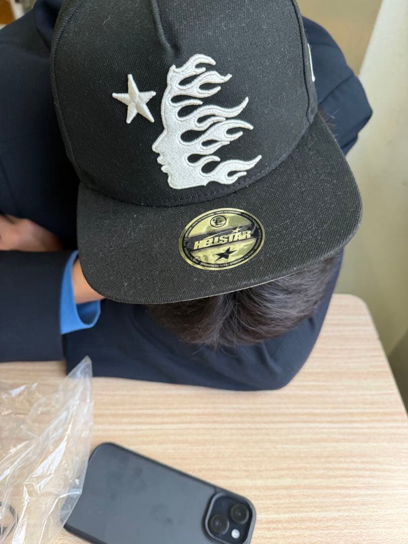 【希少】HELLSTAR Og Logo BLACK Cap(fitted)