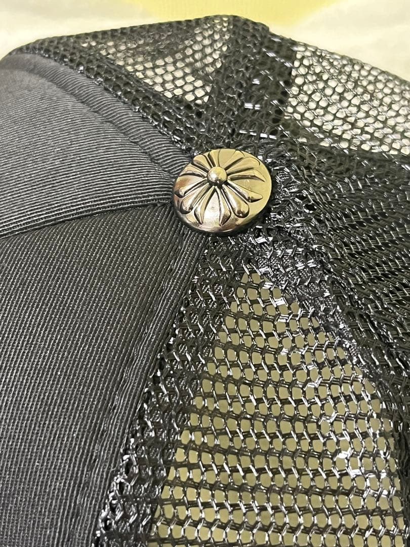 CHROME HEARTS ブラック メッシュキャップ