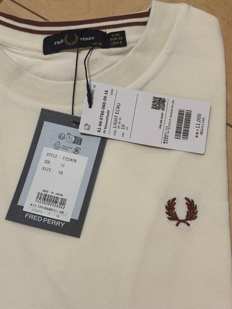 p*p様 【別注】FRED PERRY / Reluxed Pique T-sh