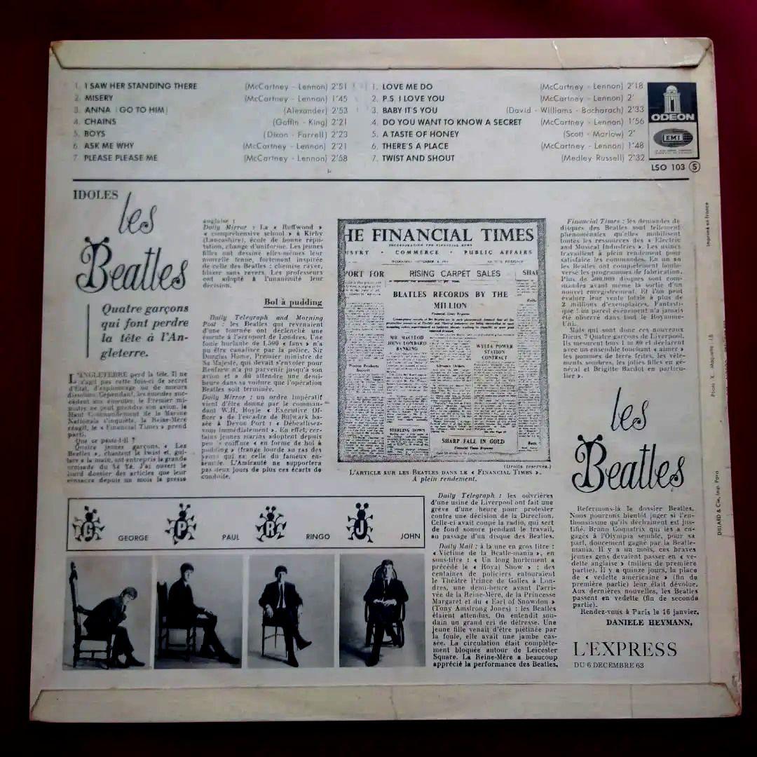 フランス盤The Beatles N° 1 PLEASE PLEASE ME