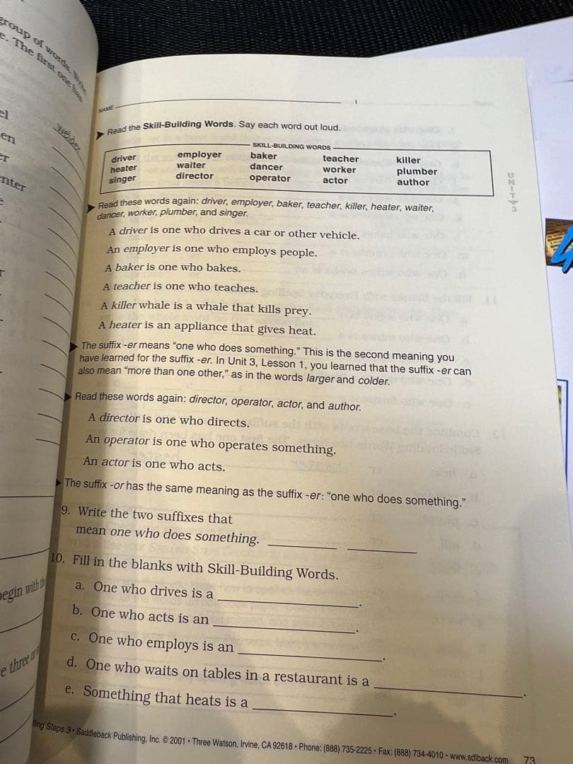 洋書　Spelling steps 4冊　Saddleback