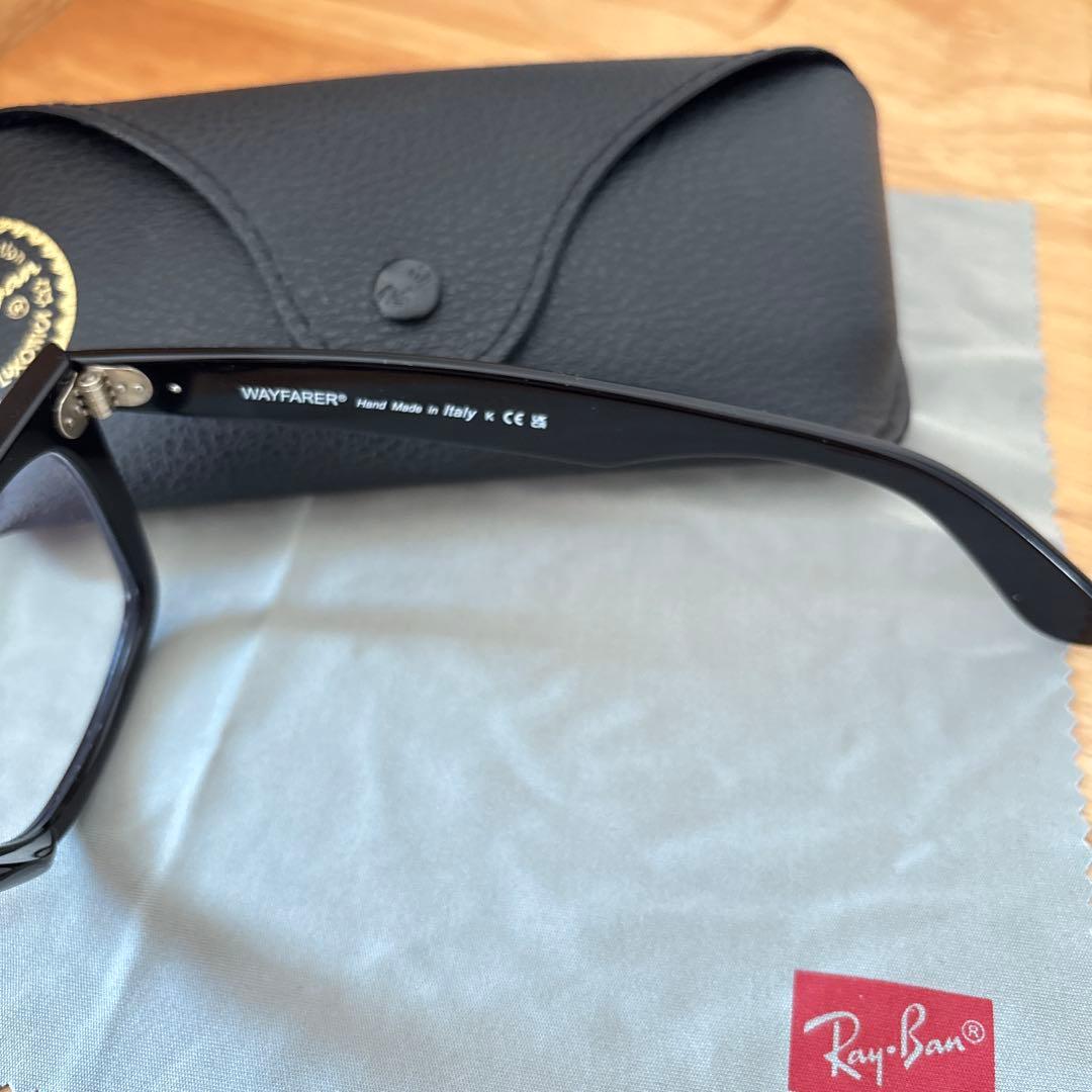【調光レンズ付き】Ray-Ban RB2140 ブラックサングラス