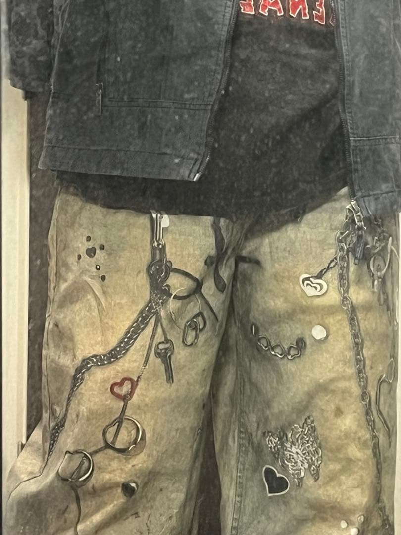 パンツ THEREDTHREAD S print denim 1 toys