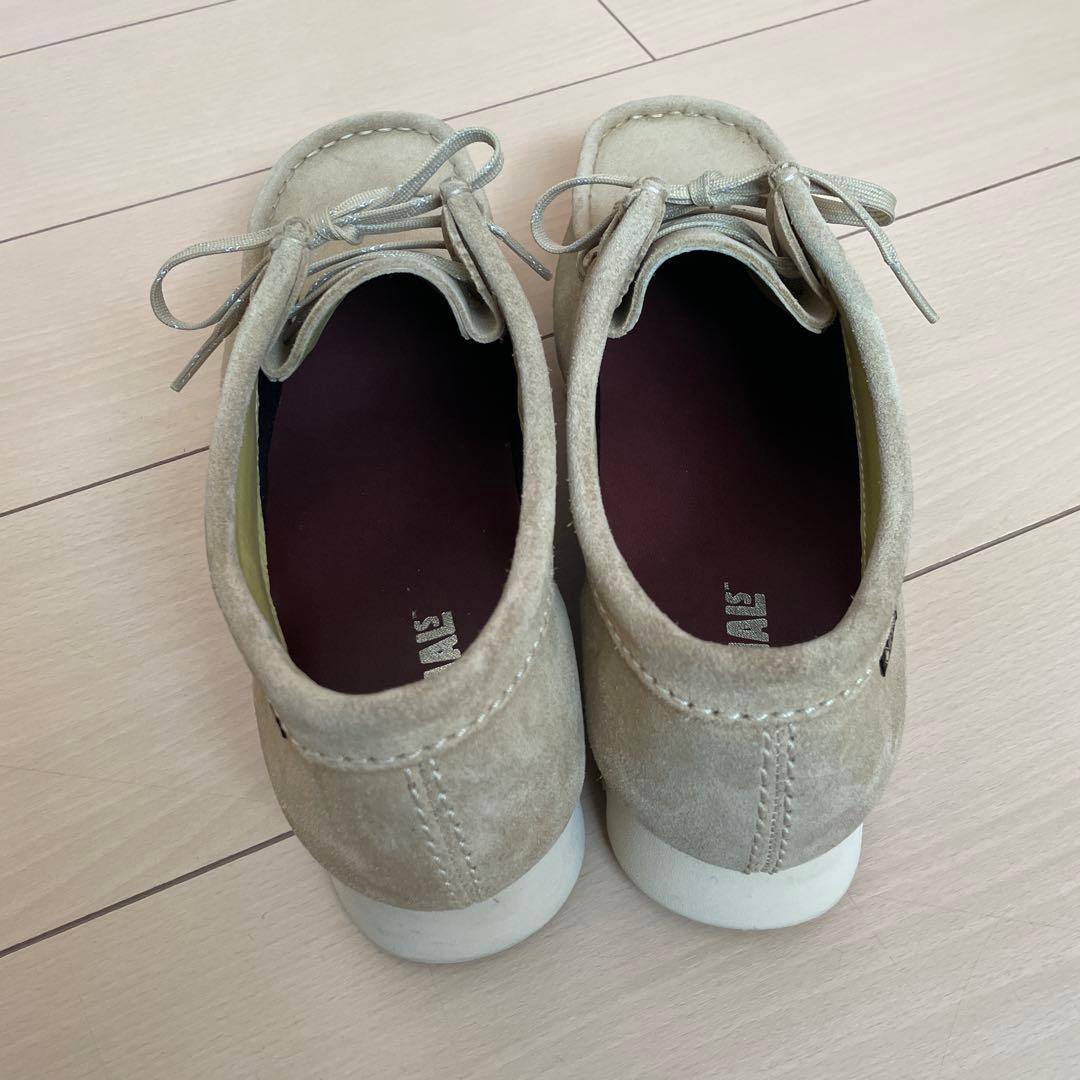 みゆ【美品】Clarksワラビー ゴアテックス UK8 メープルスエード