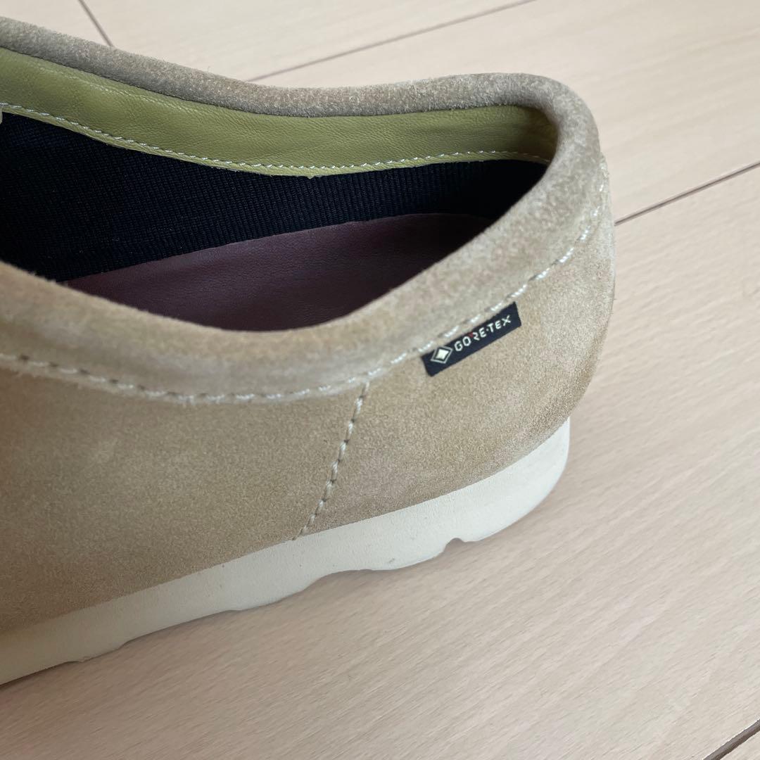 みゆ【美品】Clarksワラビー ゴアテックス UK8 メープルスエード
