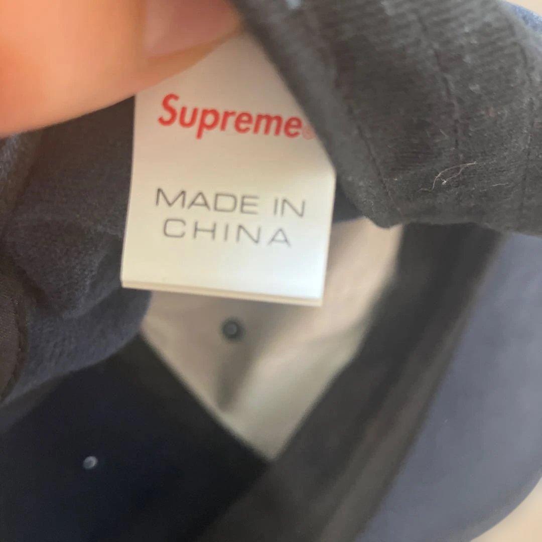 supreme ネイビーキャップ