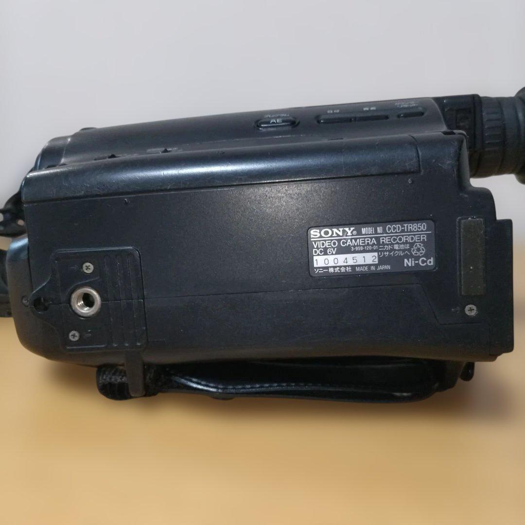 SONY Hi8 ビデオカメラ CCD-TR850　撮影再生確認済み
