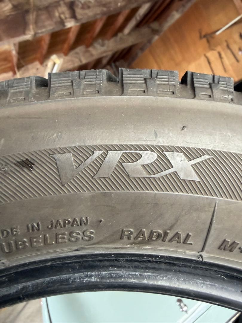 あ*り様 送料無料。ブリヂストンVRX 155/65R14スタッドレス4本セット