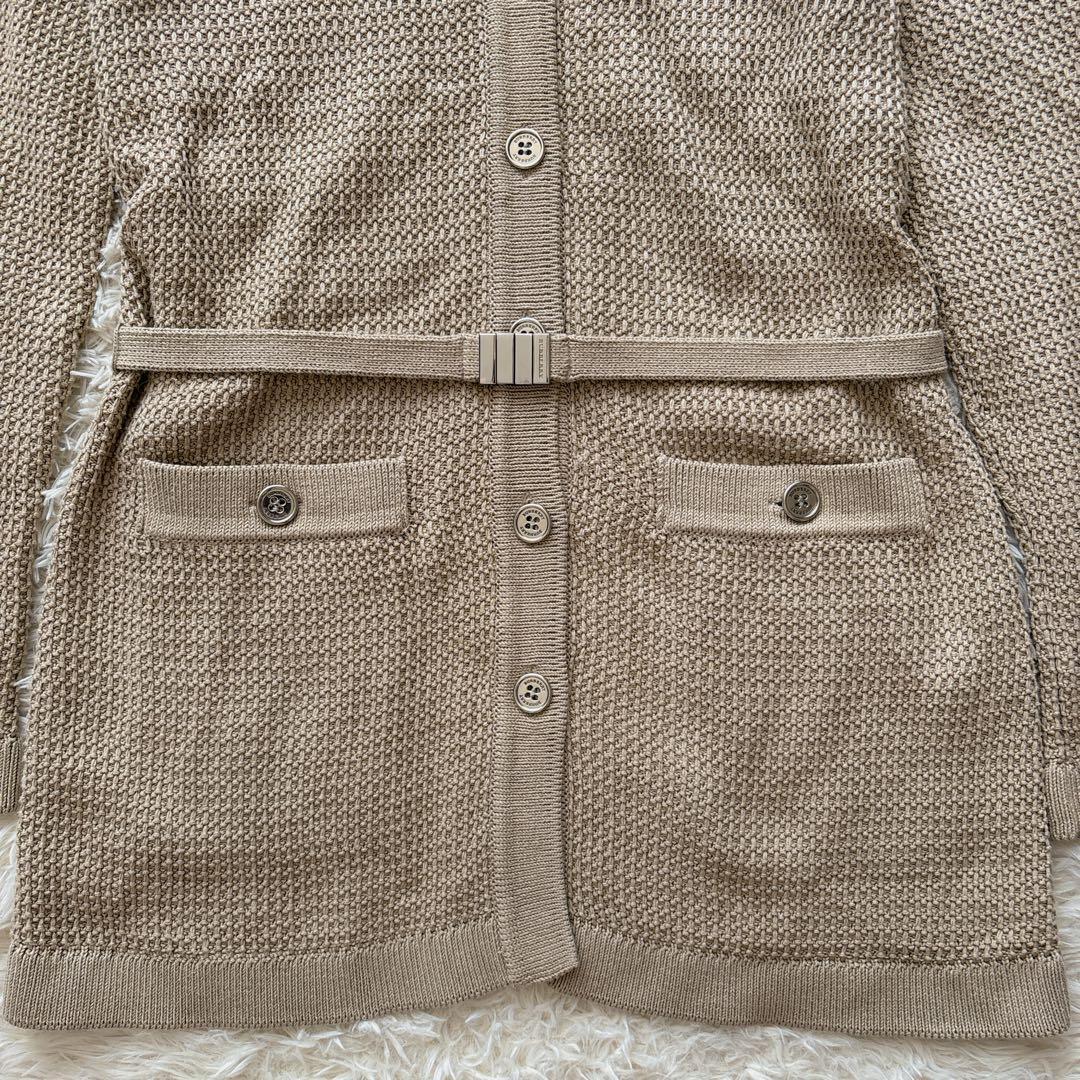希少✨️BURBERRY LONDON バーバリー ロングニットカーディガン