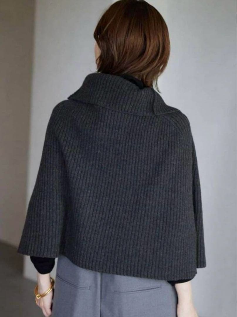 SLOBE IENA ファインウールスヌード　チャコール