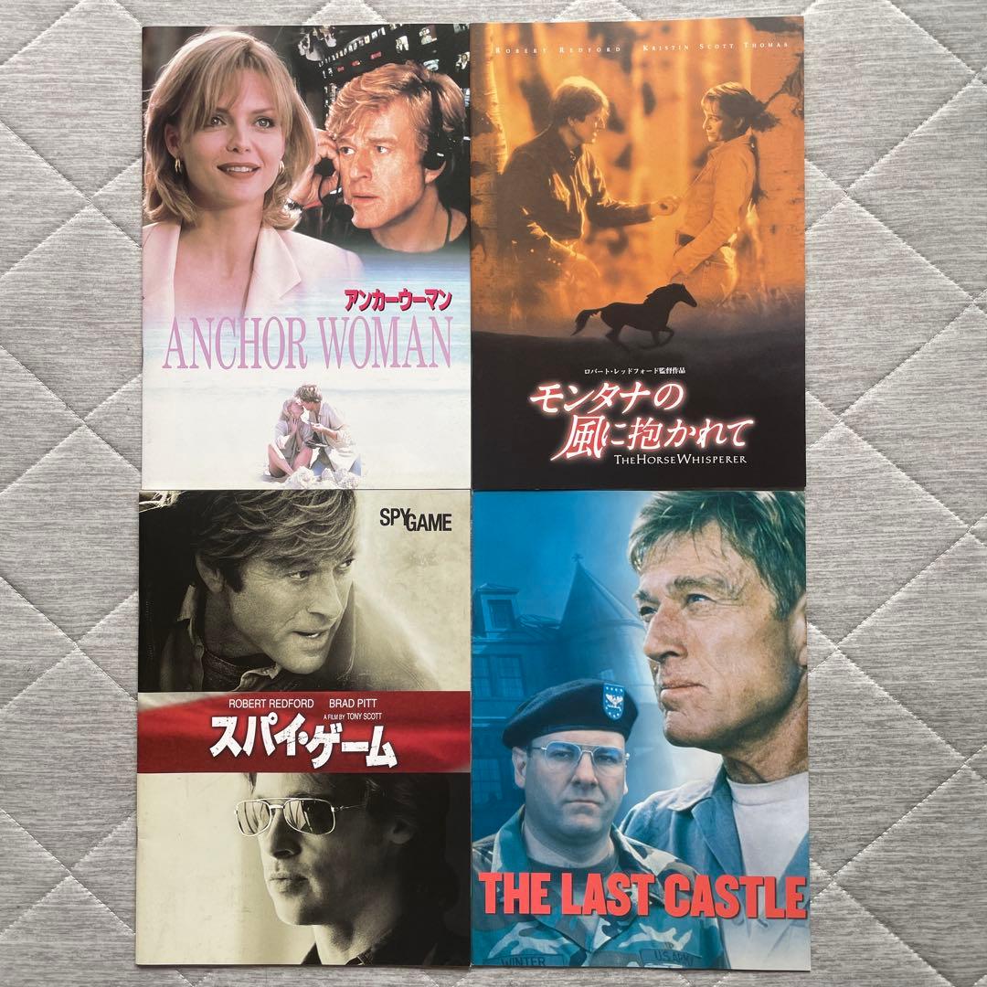 ロバート•レッドフォード　映画パンフレット&チラシ　31作品37点セット