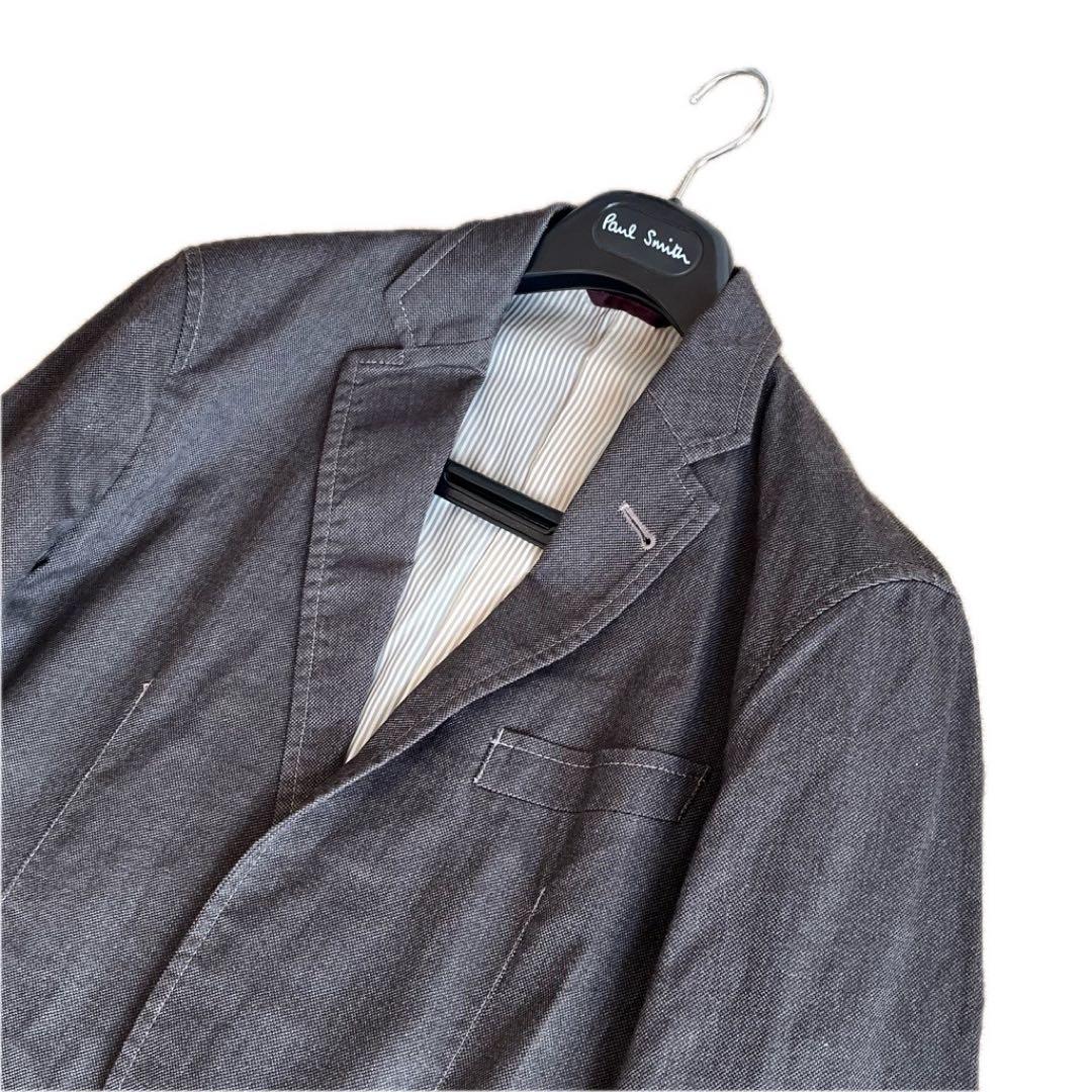 ✨美品✨JOSEPH ABBOUD デニム調 テーラードジャケット L グレー