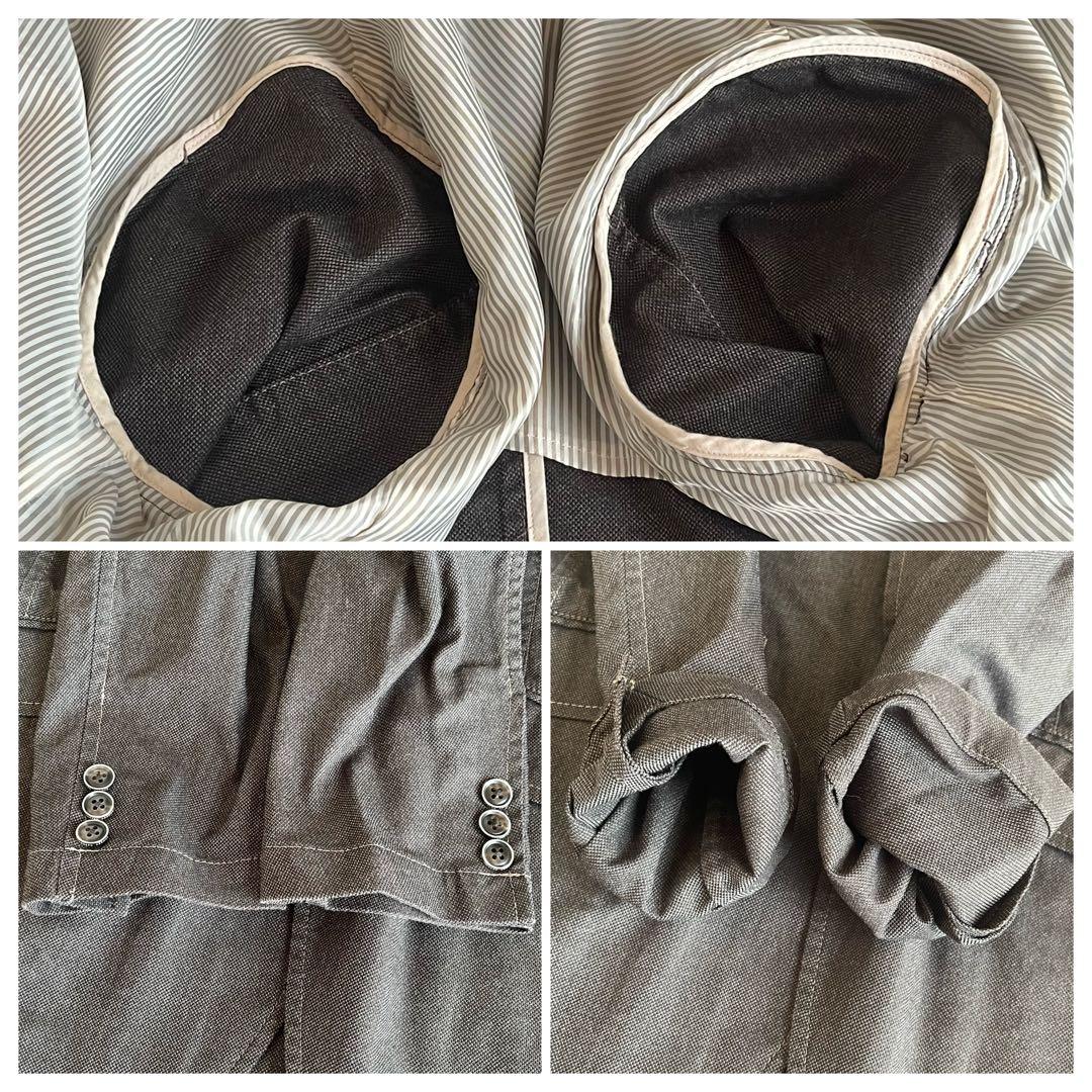 ✨美品✨JOSEPH ABBOUD デニム調 テーラードジャケット L グレー