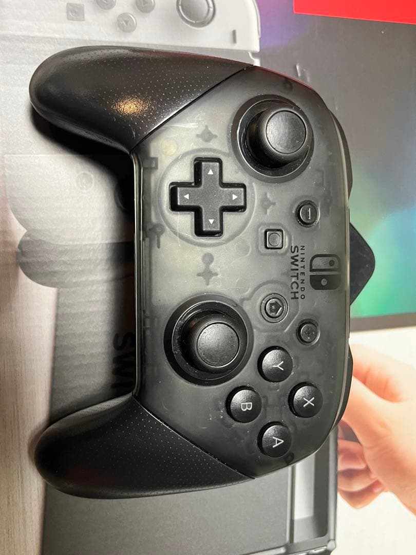 あ*様 【箱有】Nintendo Switch 旧型 本体 グレー プロコン付