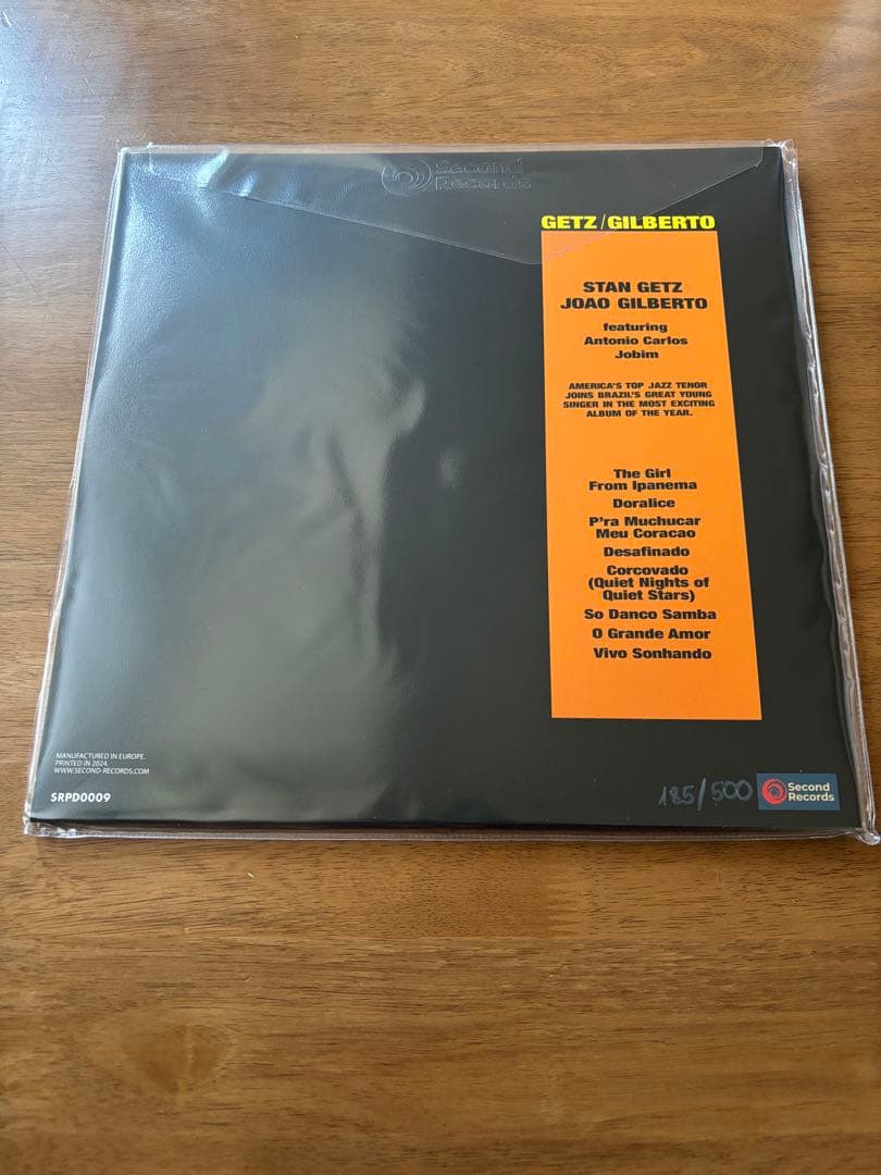 GETZ/GILBERTO LP 180g LAGOON 未使用