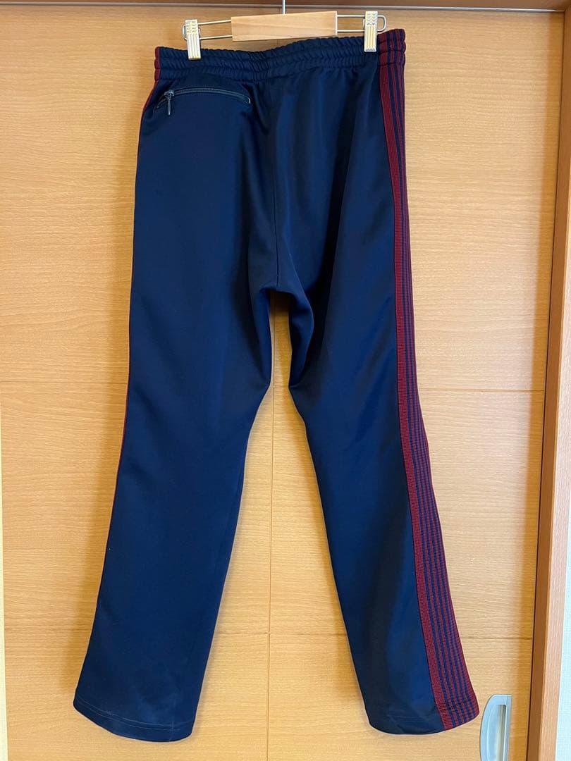 needles 16aw トラックパンツ　ストレート　紺　赤　ネイビー　レッド