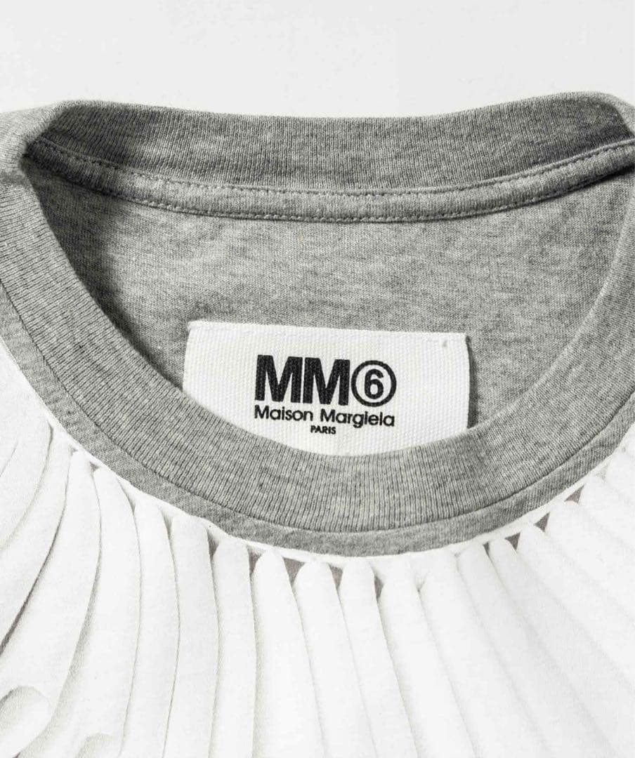 MM6 Maison Margiela フリルTシャツ グレー
